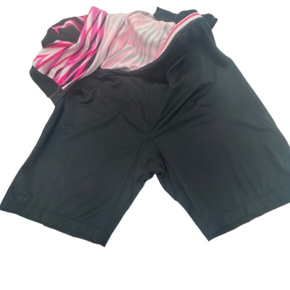 NWT - Tail White Label Women's Pull On Pink Black White Animal Print Skort Large - Picture 8 of 10